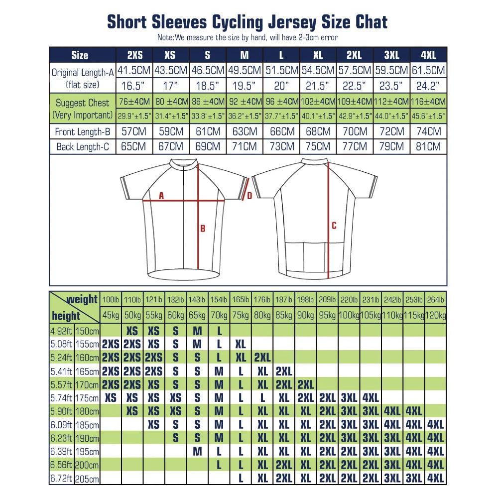 KEMALOCE USA Navy Cycle Uniform Short Sleeve Pro Team