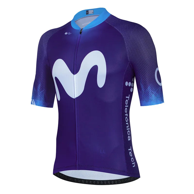 Movistar 2024 Cycling Jersey Set Summer Spain MTB