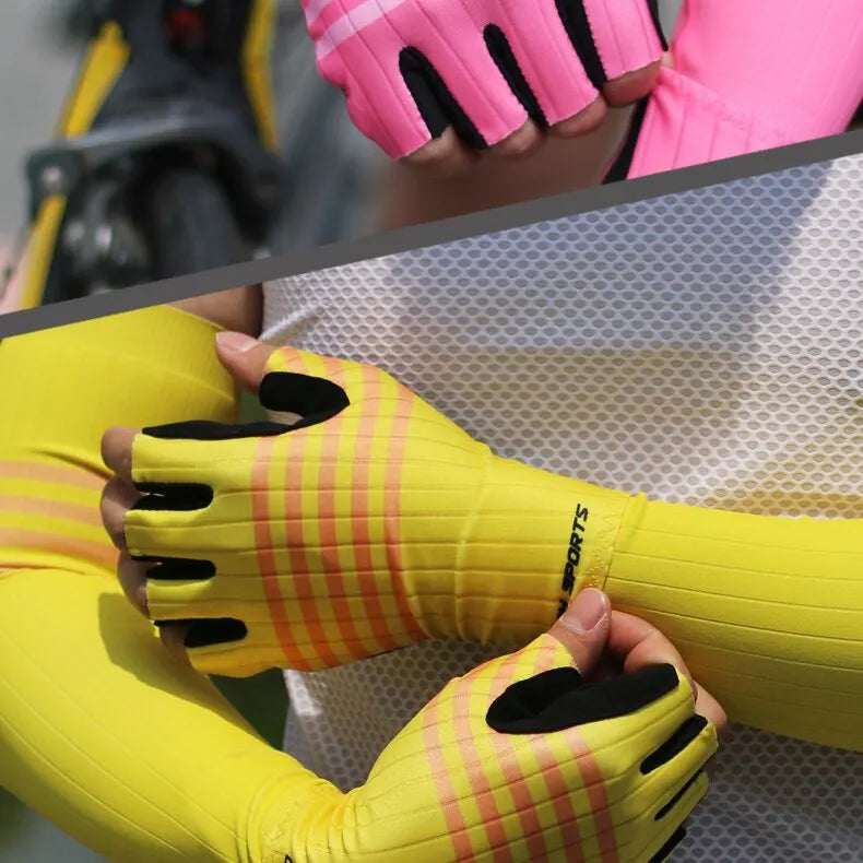 Gloves cycling Anti-slip Wear Resistant Wreathable