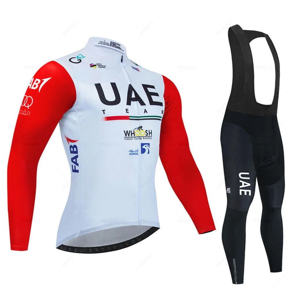 Uae Team Autumn Cycling Jersey Set