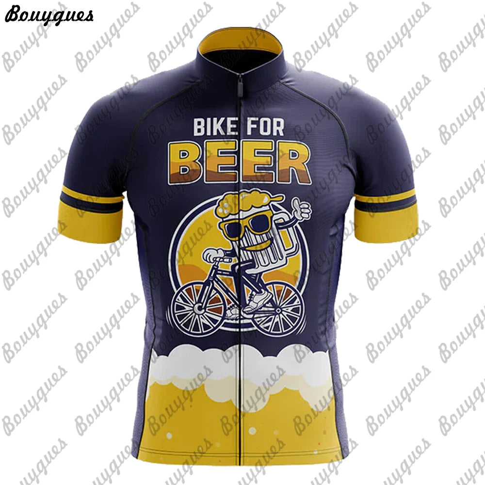 Beer Team Men Cycling Jersey MTB