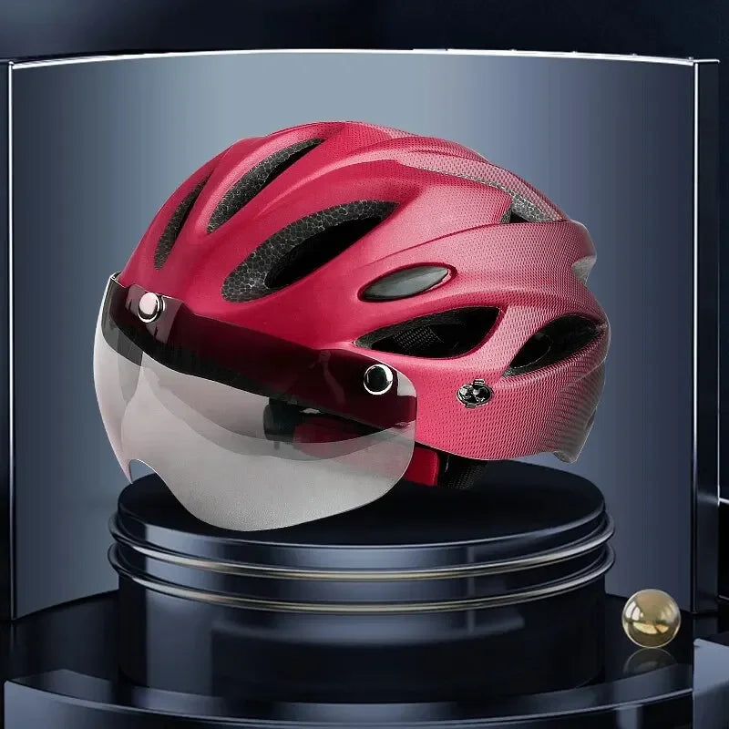 Bike Helmet with LED Tail Light