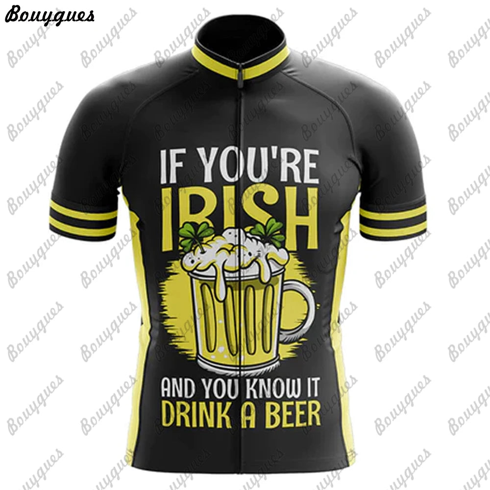 Beer Team Men Cycling Jersey MTB