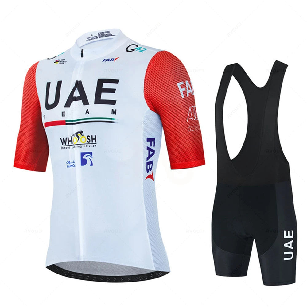 2024 Uae Cycling Jersey Set MTB Uniform