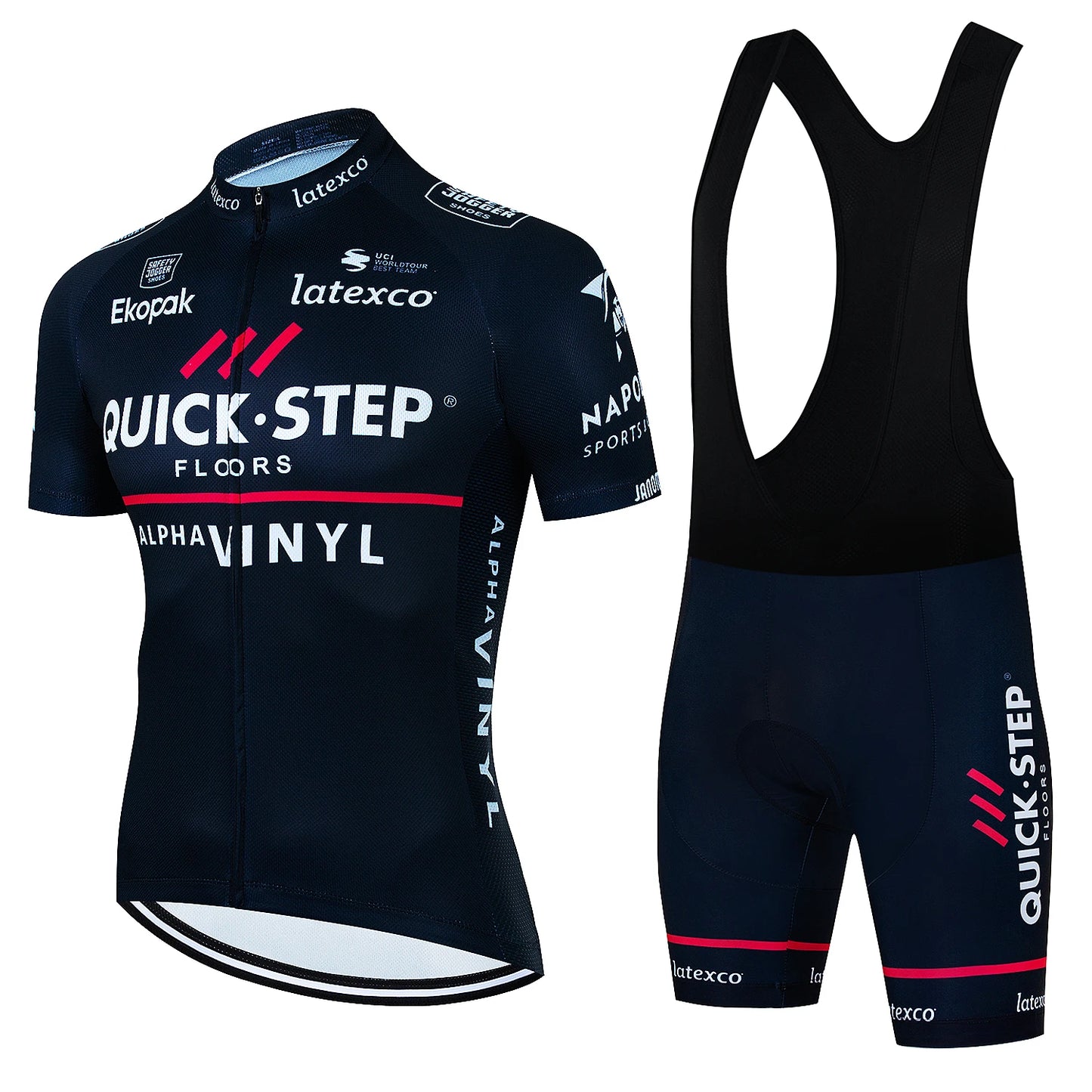 2024 QUICK STEP Men Cycling Jersey Set MTB