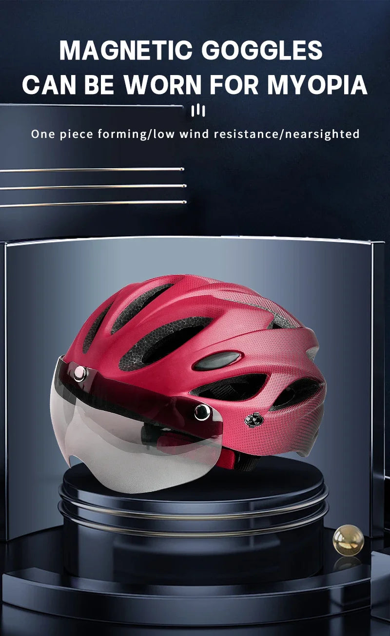 Bike Helmet with LED Tail Light