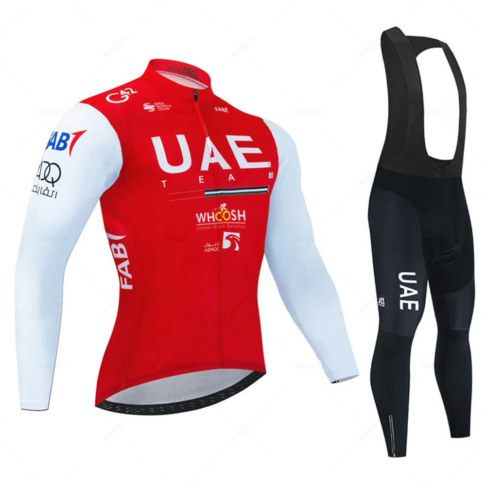 Uae Team Autumn Cycling Jersey Set