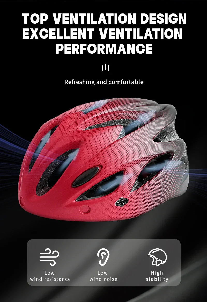 Bike Helmet with LED Tail Light