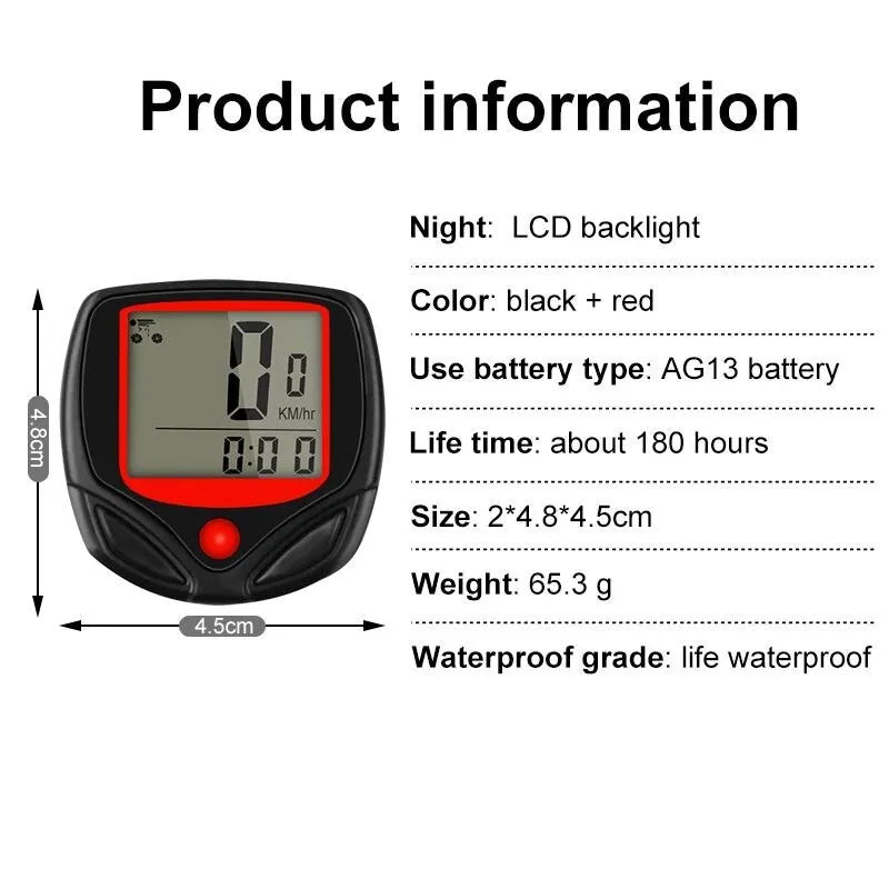 Bicycle Speedometer Bike Computer BN 518 Multifunction