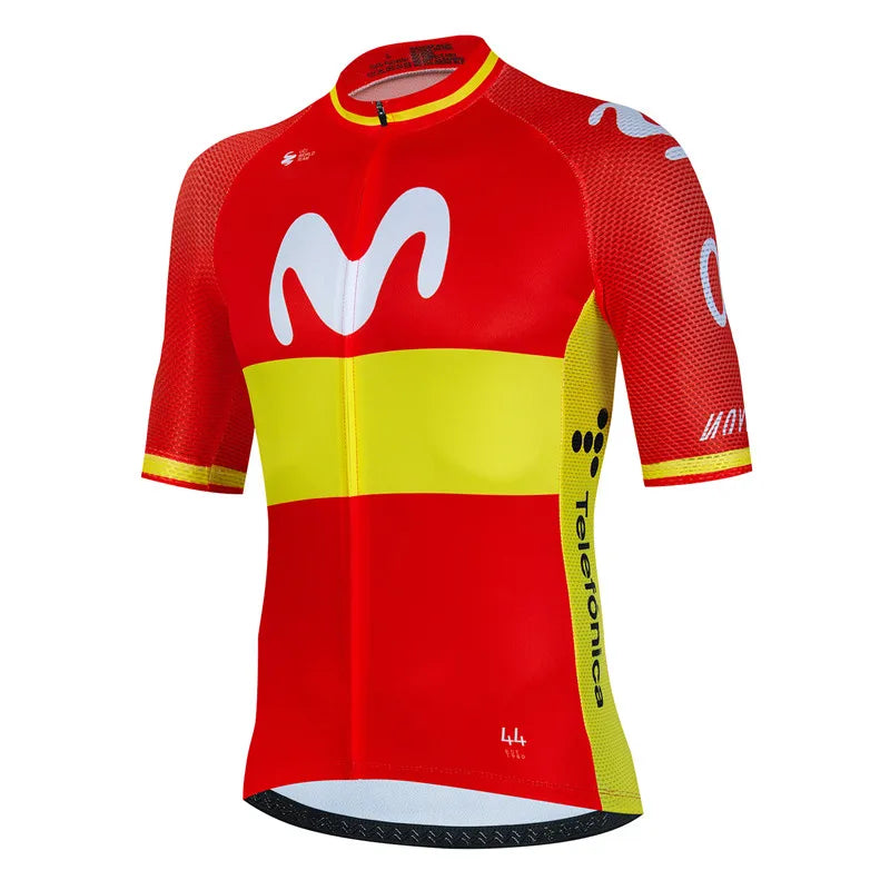 Movistar 2024 Cycling Jersey Set Summer Spain MTB