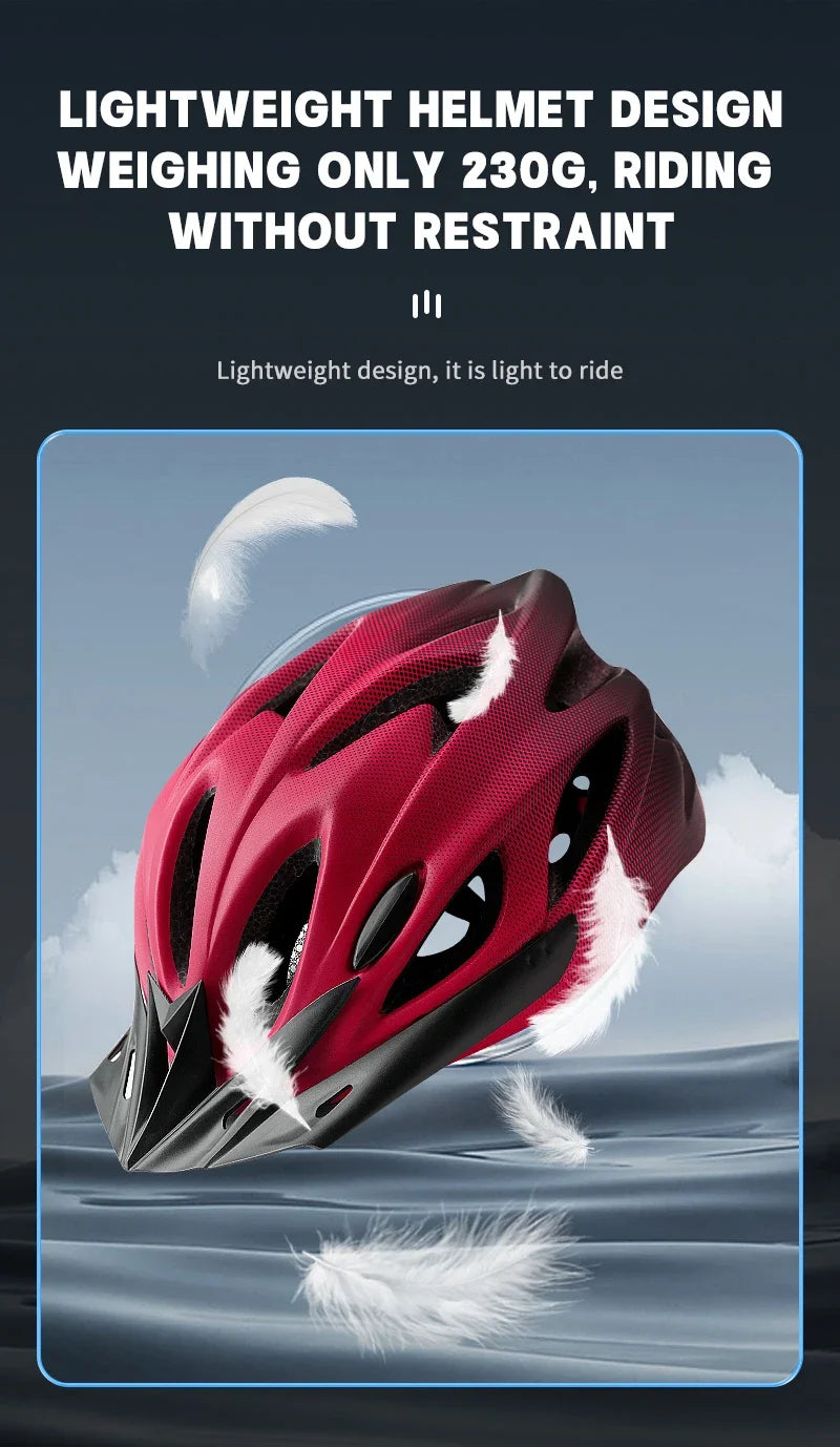 Bike Helmet with LED Tail Light