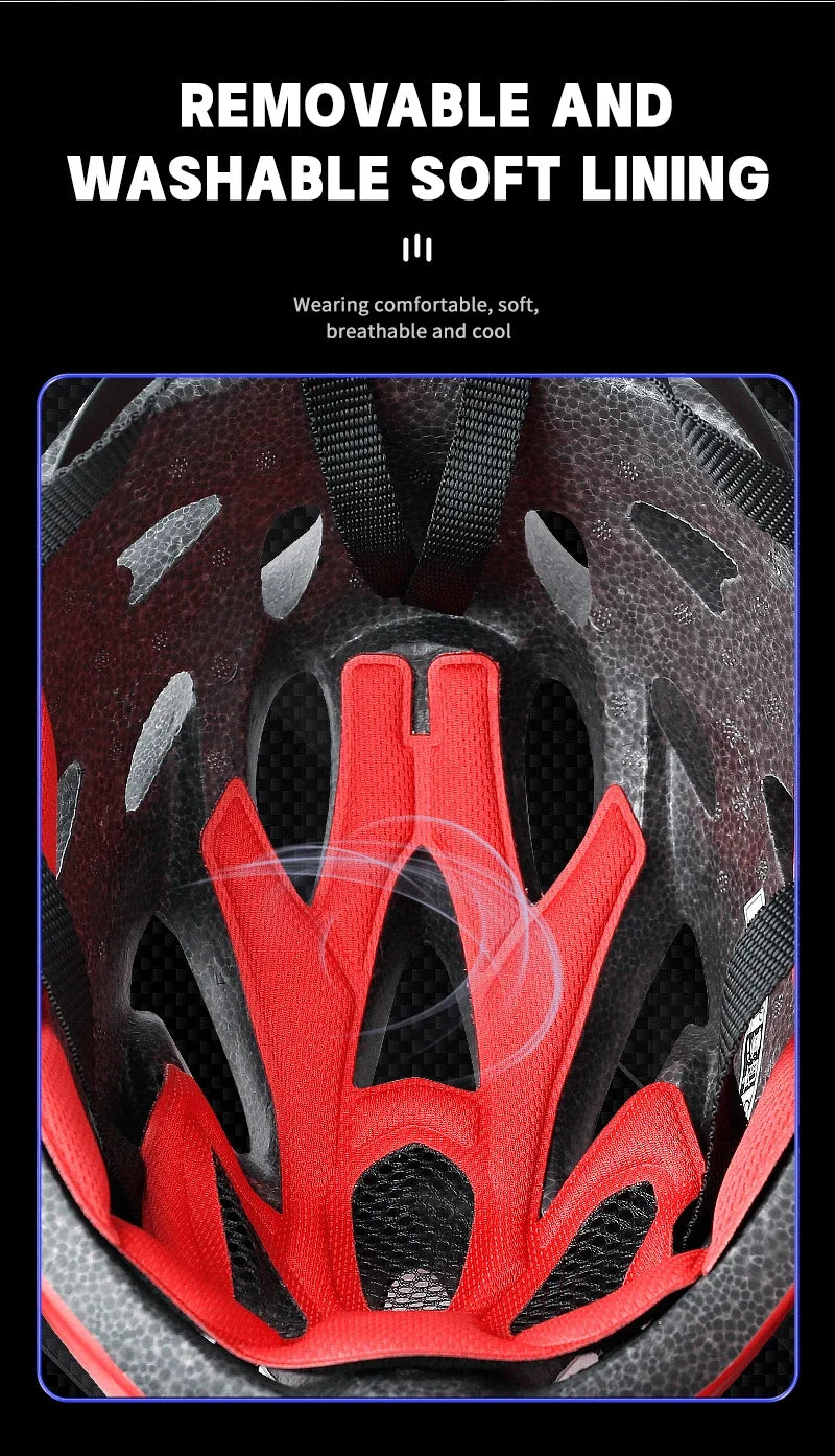 Bike Helmet with LED Tail Light