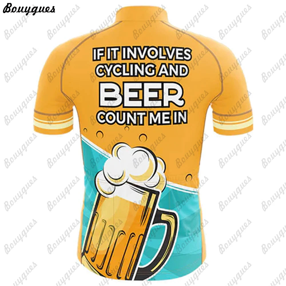 Beer Team Men Cycling Jersey MTB