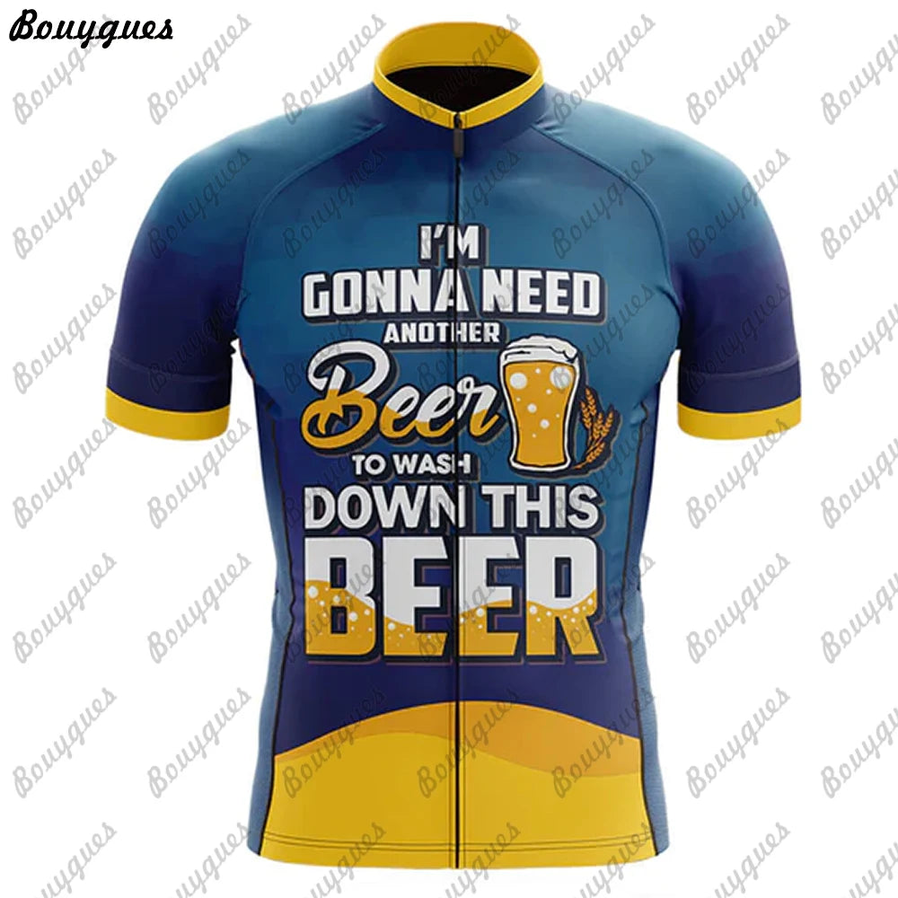 Beer Team Men Cycling Jersey MTB