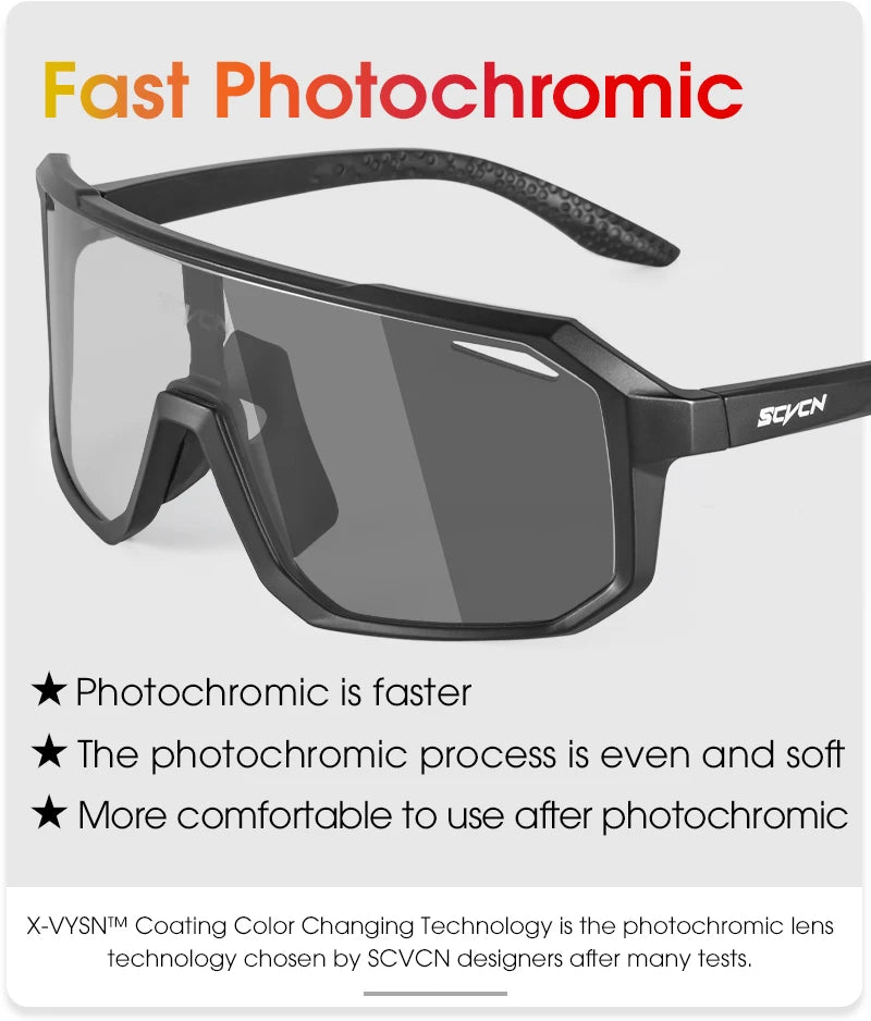 Cycling Glasses Photochromic Sunglasses