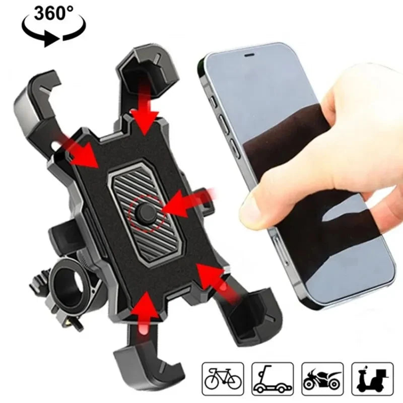 360° Rotatable Electric Bicycle Phone Holder