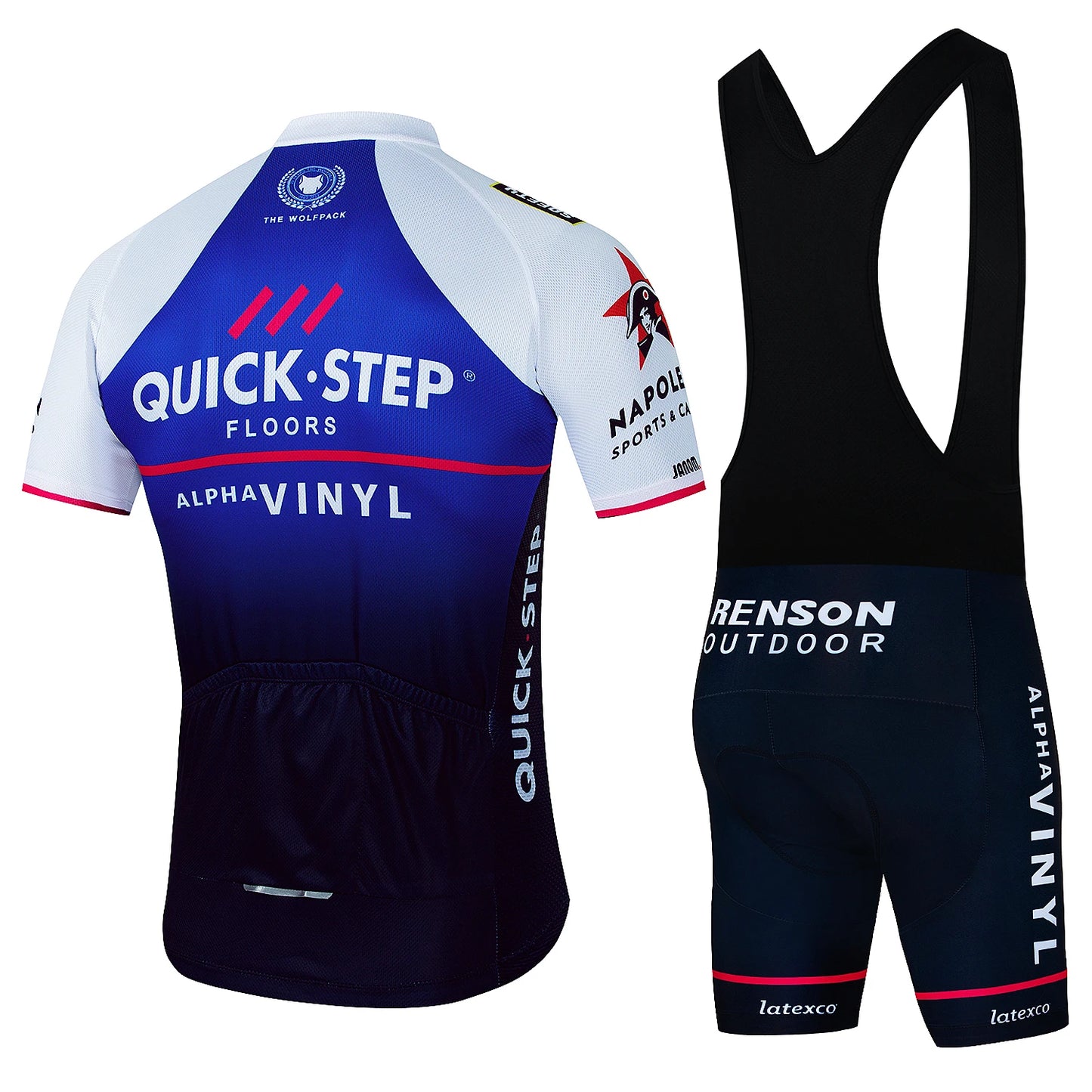 2024 QUICK STEP Men Cycling Jersey Set MTB