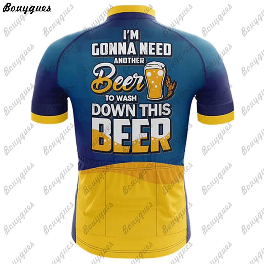 Beer Team Men Cycling Jersey MTB