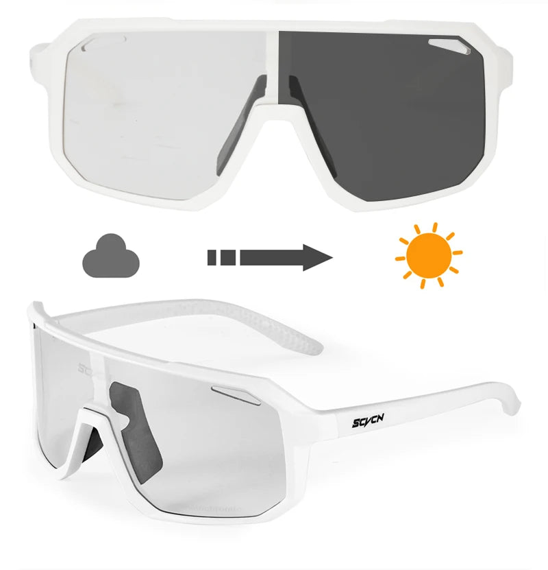 SCVCN Photochromic Cycling Sunglasses UV400