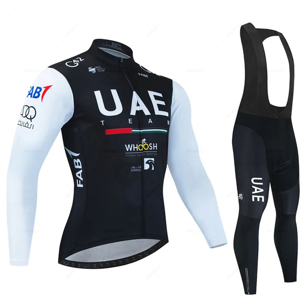 Uae Team Autumn Cycling Jersey Set