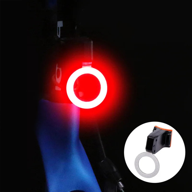 Bicycle Tail Light Cycling Lamp Multi Lighting Modes USB Rechargeable