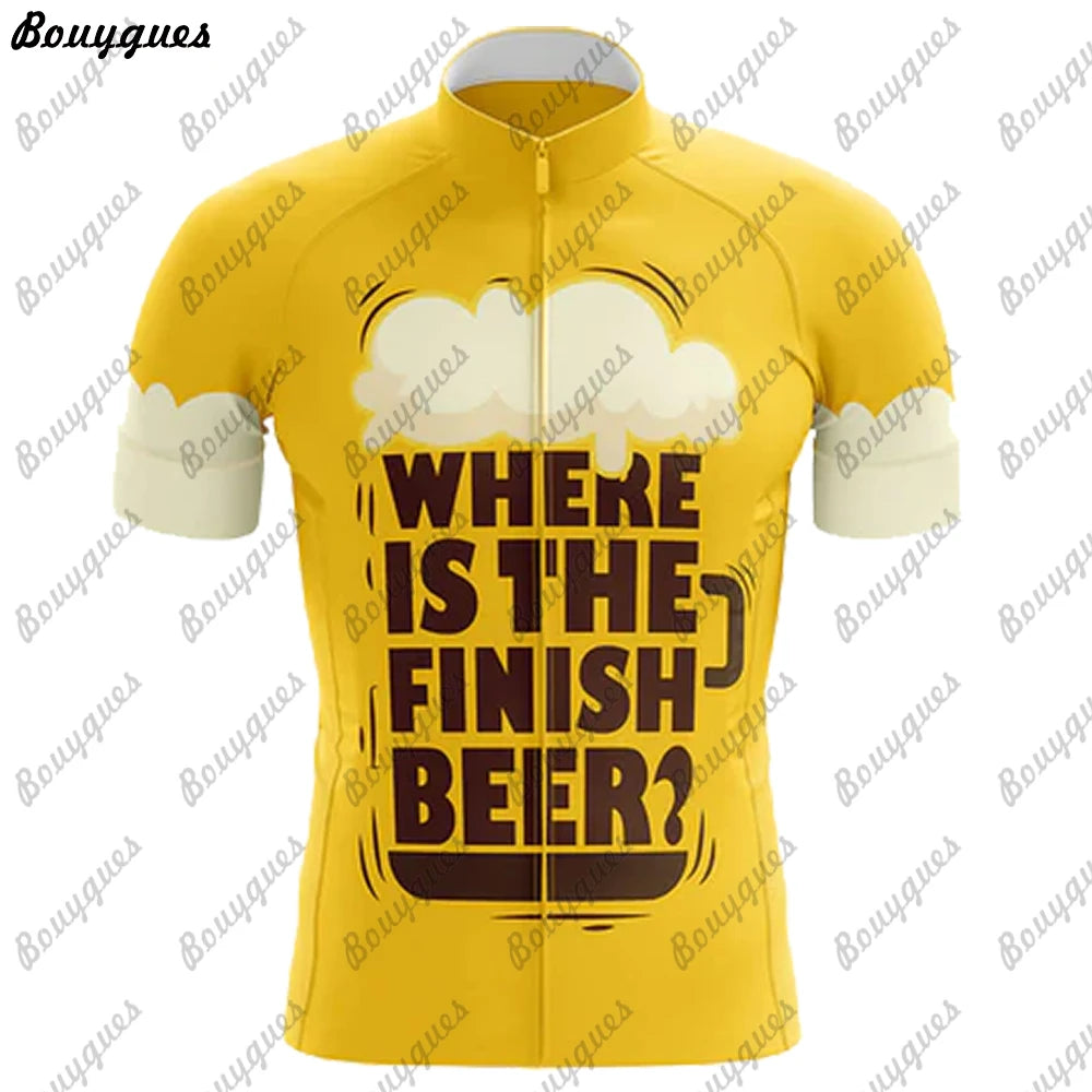 Beer Team Men Cycling Jersey MTB