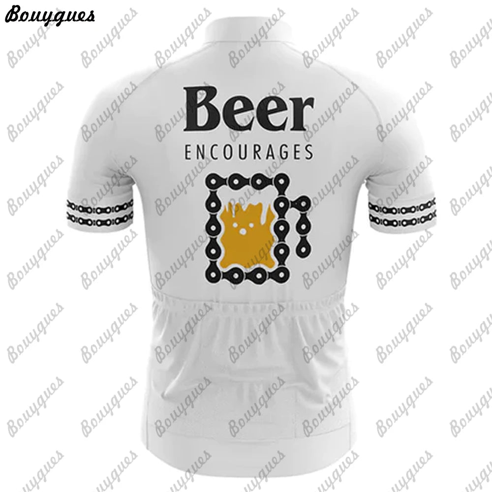 Beer Team Men Cycling Jersey MTB