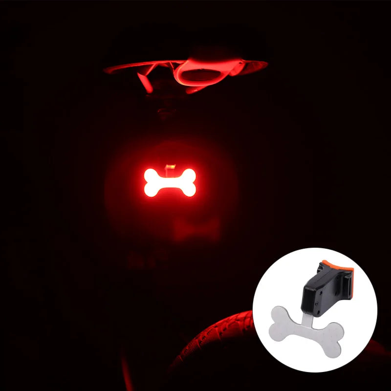 Bicycle Tail Light Cycling Lamp Multi Lighting Modes USB Rechargeable