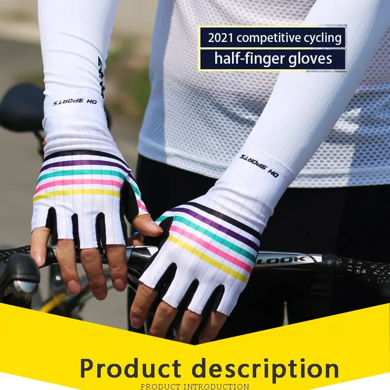 Gloves cycling Anti-slip Wear Resistant Wreathable