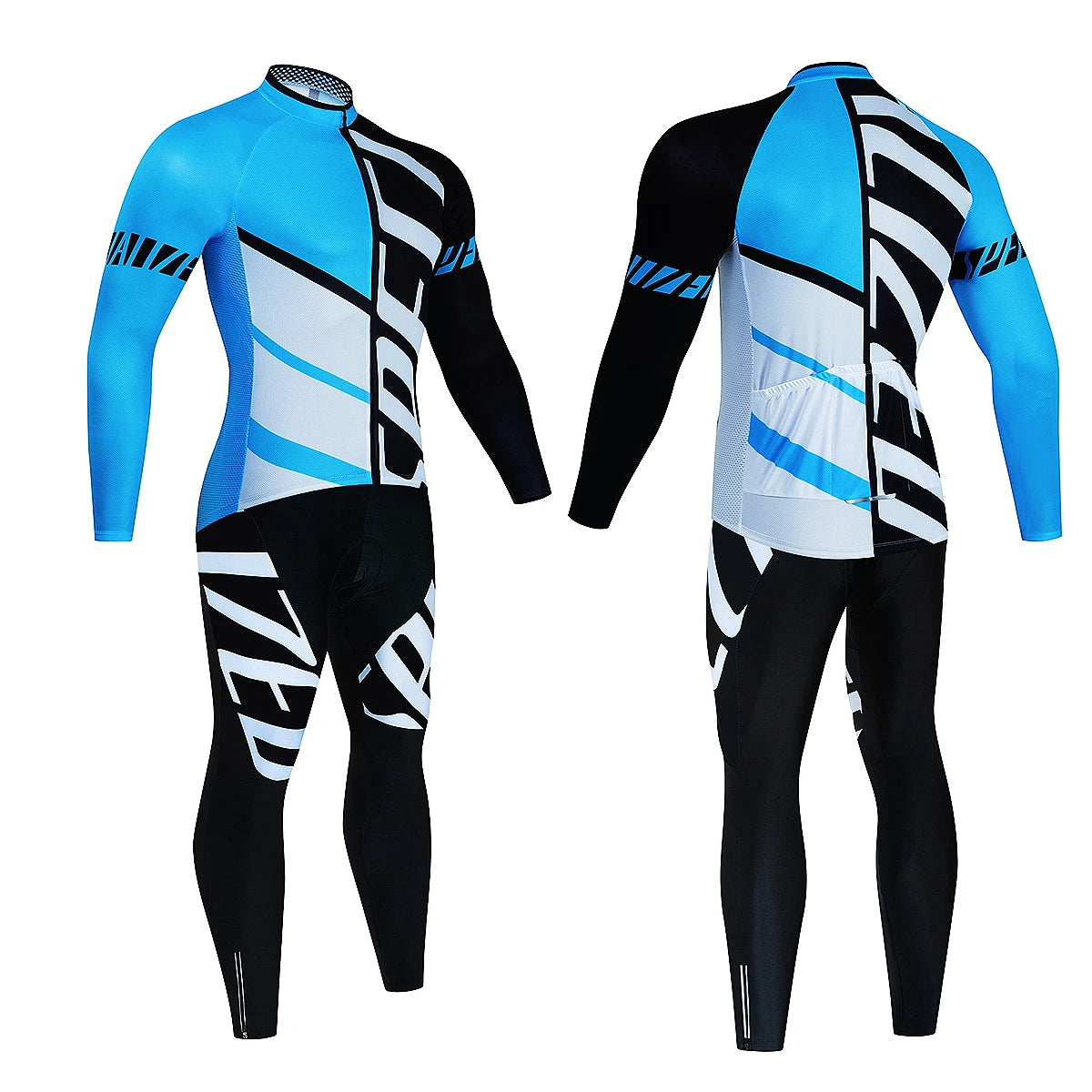 2024 New Thermal Fleece Cycling Jersey Set Winter Long Sleeve