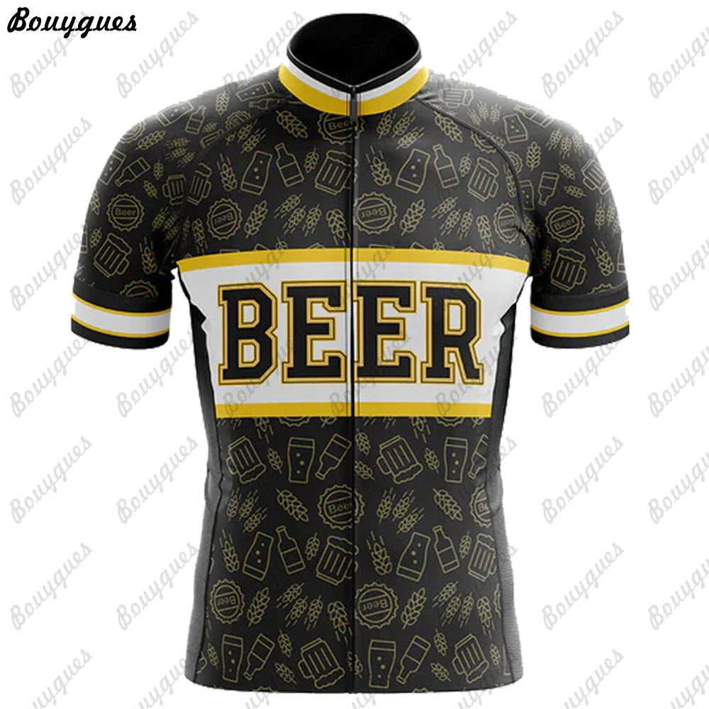 Beer Team Men Cycling Jersey MTB