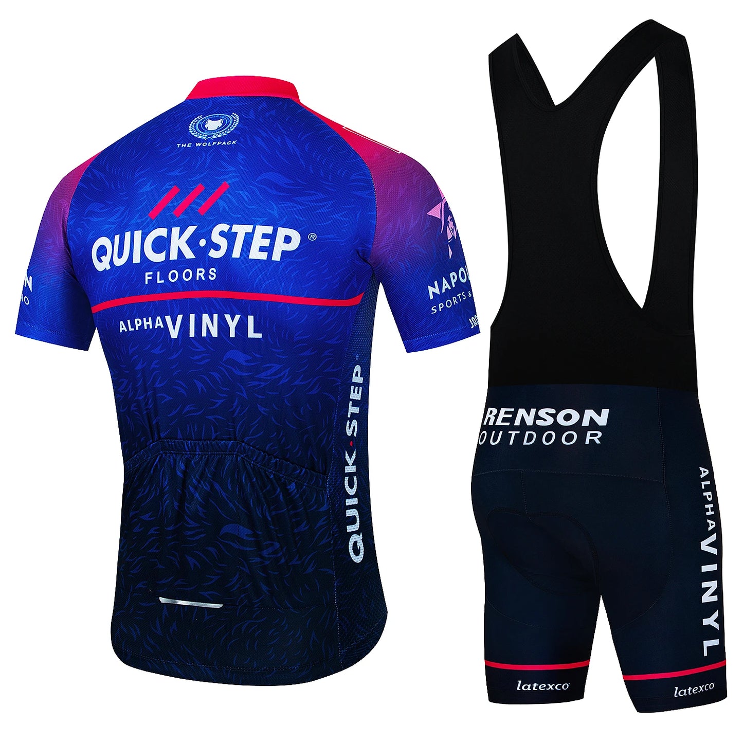 2024 QUICK STEP Men Cycling Jersey Set MTB