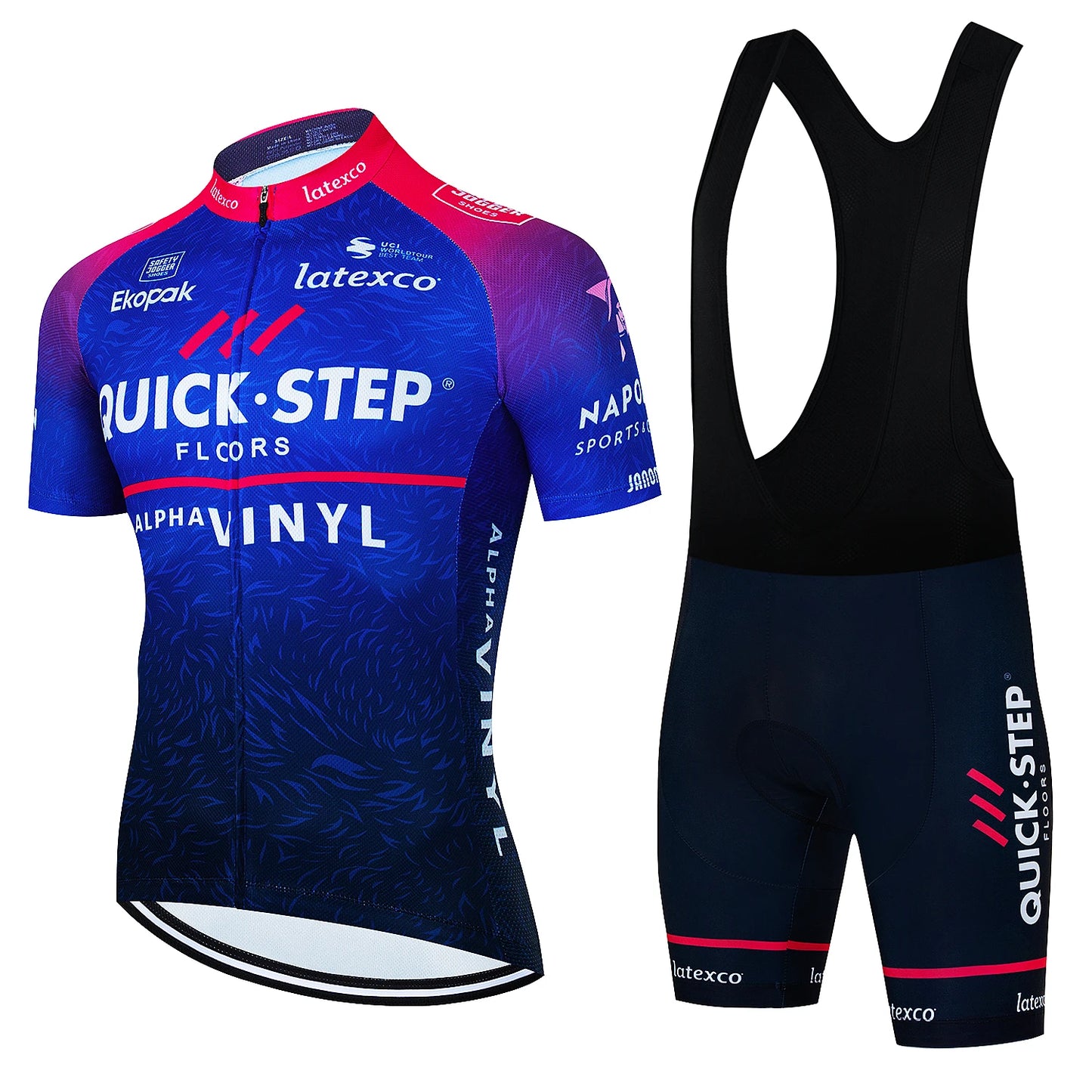 2024 QUICK STEP Men Cycling Jersey Set MTB