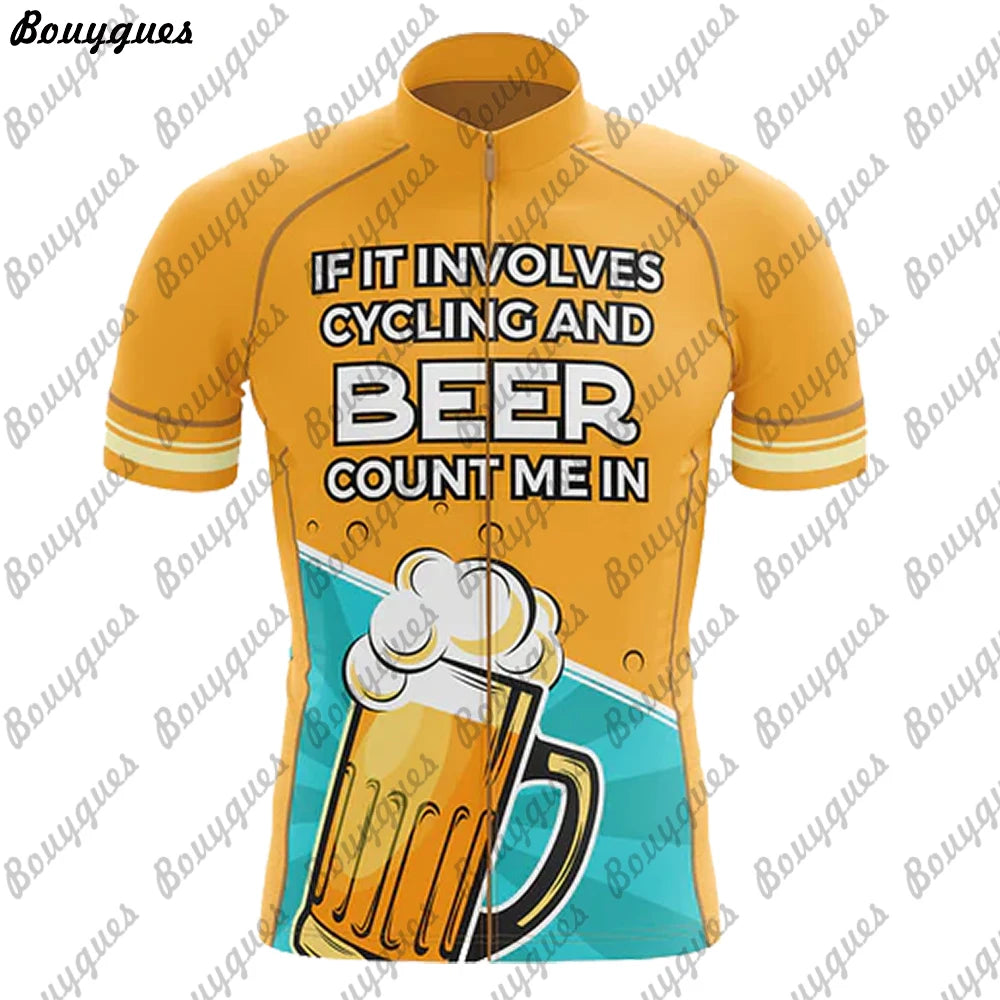 Beer Team Men Cycling Jersey MTB