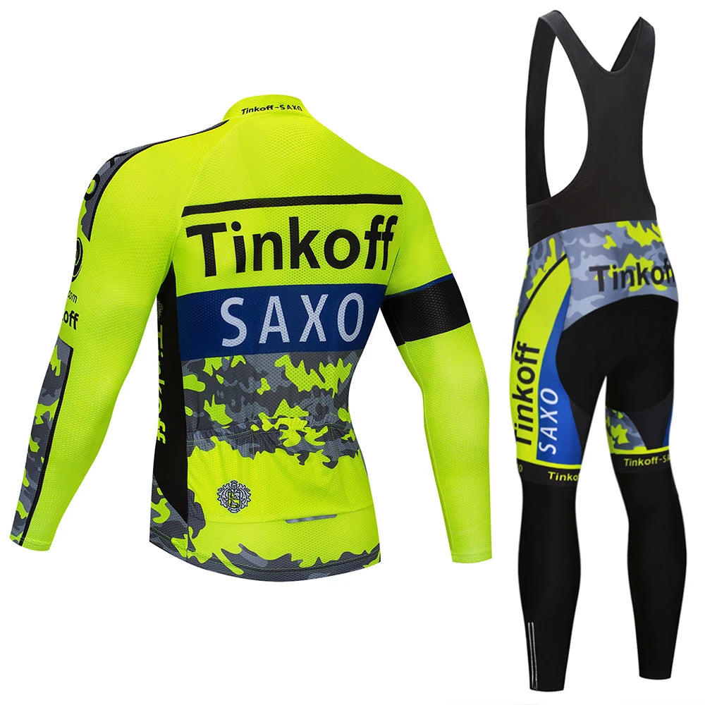 2024 Tinkoff Team Long Sleeve Cycling Jerseys