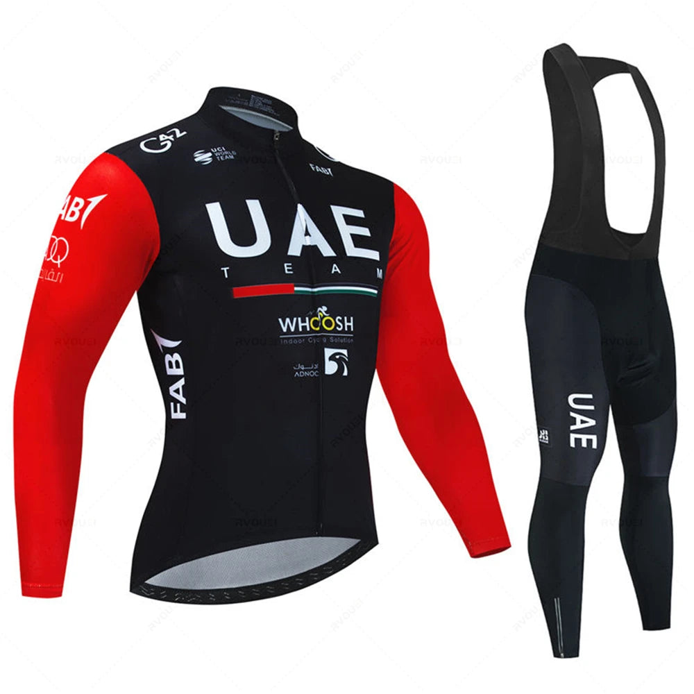 Uae Team Autumn Cycling Jersey Set