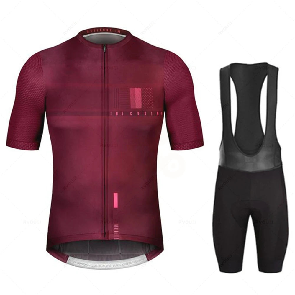 Pro Team Bike Cycling Jersey Set