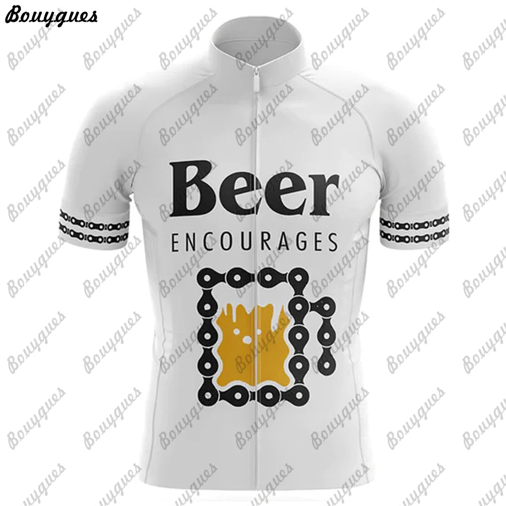 Beer Team Men Cycling Jersey MTB