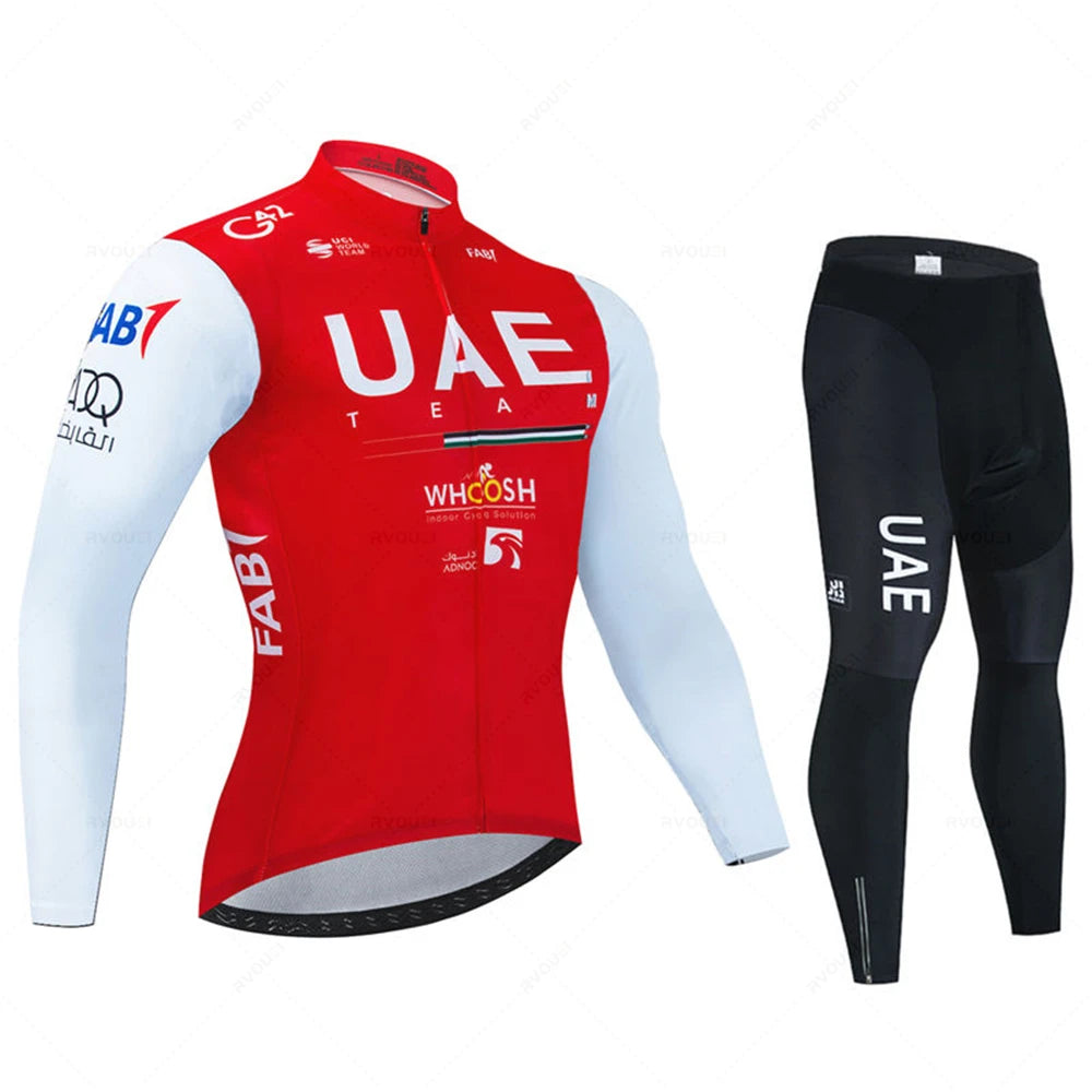 Uae Team Autumn Cycling Jersey Set