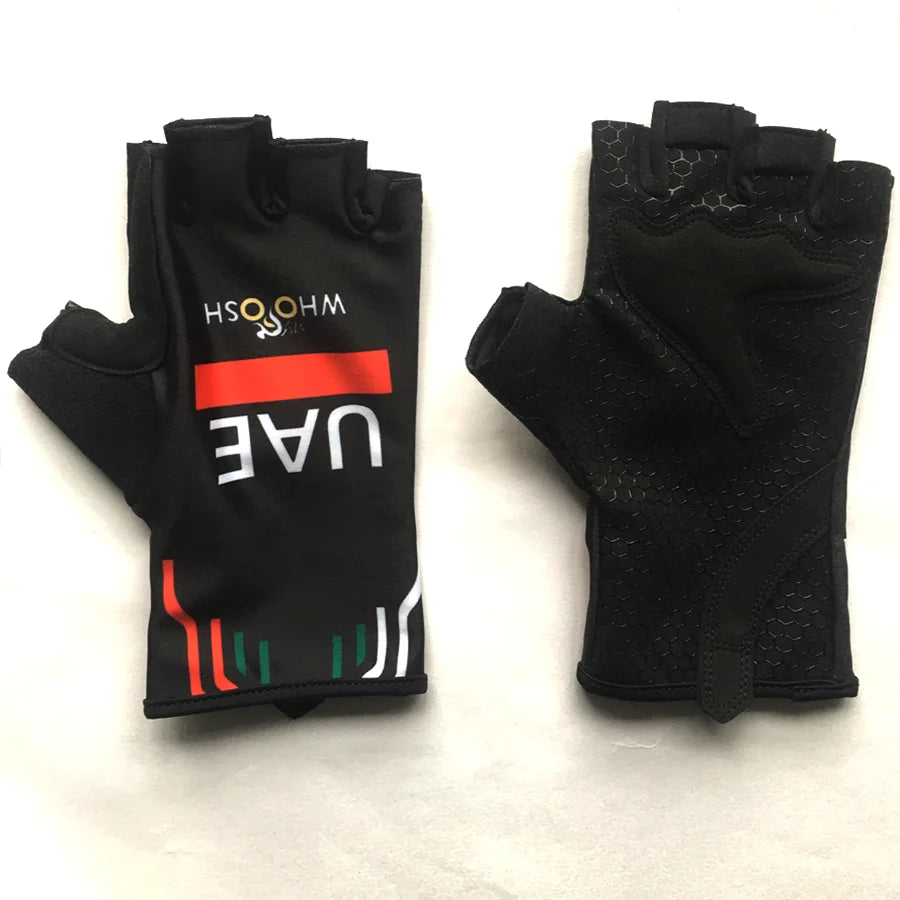 2024 UAE Team Cycling Gloves Half Finger